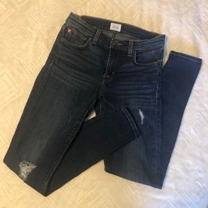 Hudson Jeans EUC Distressed Skinny Jean Size 27